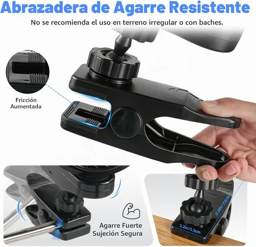 Vista 7 de Ventiladores del coche del clip 6000mAh, ventiladores dobles ajustables