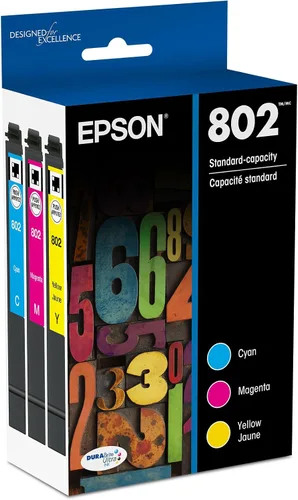 Vista 12 de EPSON 802 DURABrite Ultra Ink Cartucho negro de alta capacidad (T802XL120-S) funciona con WorkForce Pro WF-4720, WF-4730, WF-4734, WF-4740