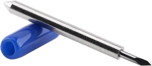 Vista 3 de Cuchillo de corte de acero de tungsteno con cuchillas de corte para cortar con base de soporte (60 °)