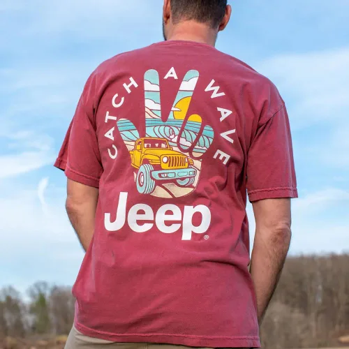 Vista 3 de Jeep Camiseta Catch A Wave