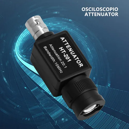 Vista 6 de TOPINCN Atenuación pasiva del atenuador HT201 para la atenuación del osciloscopio 20: 1 con ancho de banda de 10MHz