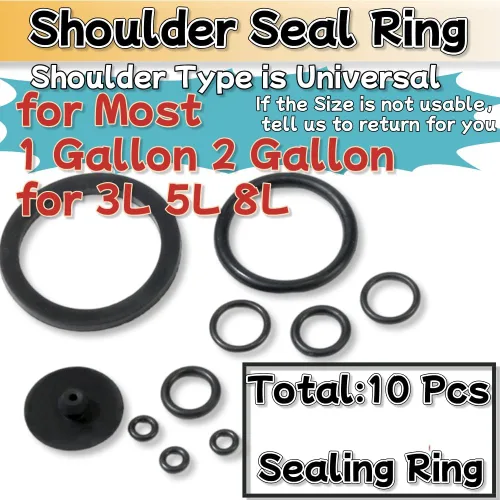 Vista 5 de Anillos de sellado pulverizador, 10 piezas de repuesto de pulverizador, accesorios de máquina de rociadores esenciales duraderos para la mayoría