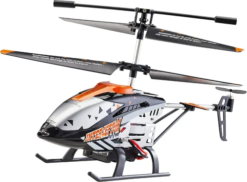 Vista 4 de Revell Control 23817 - Interceptor de helicóptero con control remoto, sensor anticolisión con control preciso de 2.4 GHz, despegue y tierra de un