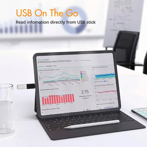 Vista 6 de Adaptador USB C a USB 3.0, paquete de 4 adaptadores USB C a A macho a hembra compatibles con MacBook 2018 2017 2016, Samsung Galaxy Note 8, Galaxy