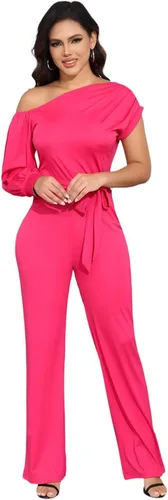 Vista 53 de DeftSharp Overol largo y elegante para mujer, sexy, para cóctel, fiesta, club, casual, para trabajo