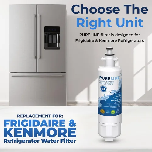Vista 6 de Pureline 9690, LT700P Reemplazo para LG LT700P, Kenmore Elite 9690, Kenmoreclear 46-9690, ADQ36006101, HDX FML-3, filtro de agua para refrigerador