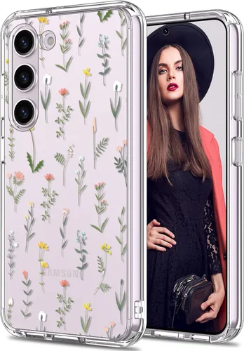 Vista 16 de ICEDIO Funda para Samsung Galaxy S23 Plus, delgada, transparente, con diseños de moda, para niñas y mujeres, funda protectora duradera y resistente