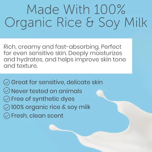 Vista 3 de Perlier Crema de leche corporal con doble latte para piel senitive ~ 6.7oz