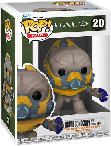 Vista 3 de POP Halo Infinite - Figura de vinilo Grunt Conscript Funko (incluye funda protectora de caja compatible)