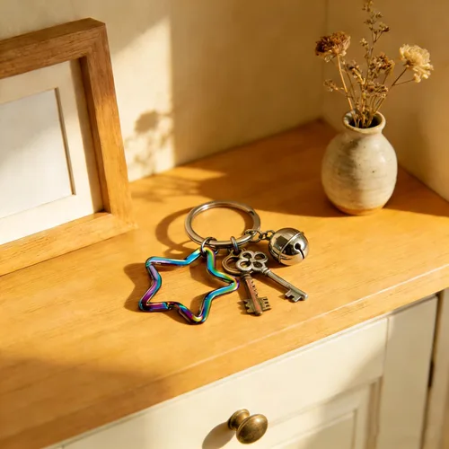 Vista 6 de 10pcs Key Chains Rings