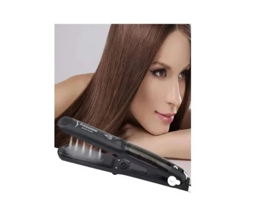 Vista 2 de Plancha Cabello Vapor Profesional Hair Salón Steam Styler Profesional.