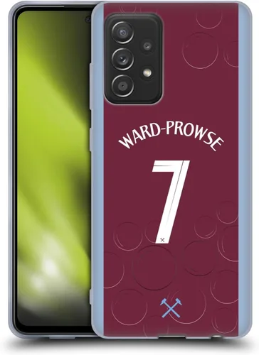 Vista 125 de Head Case Designs Officially Licensed West Ham United FC James Ward-Prowse 2023/24 Players Home Kit Gel Case [Military Grade Protection] Compatible