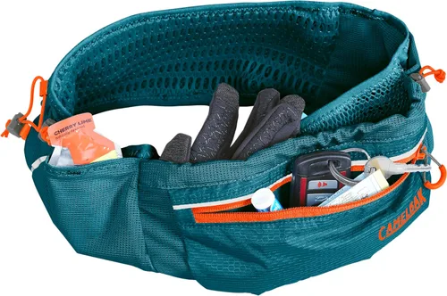 Vista 4 de CamelBak Ultra - Cinturón de hidratación para correr con frasco de almacenamiento rápido de 17 onzas, cintura ligera y mínima para correr, XS/S