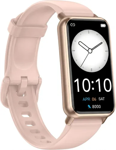 Vista 8 de Long Battery Pedometer Watch 14 Days Battery Life, Slim Design No App/Phone Required Fitness Tracker, 50 Meters Waterproof Smart Watch, Heart Rate &