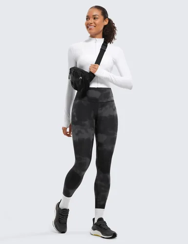 Vista 15 de CRZ YOGA - Butterluxe Leggings de cintura alta para mujer, leggings de entrenamiento, pantalones extrasuaves para hacer yoga o descansar, 28 pulgadas