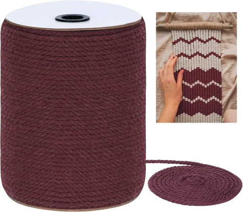 Vista 19 de Cordón de macramé, 0.118 pulgadas x 328 yardas
