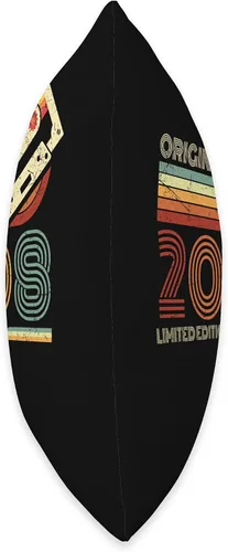 Vista 2 de Retro Limited Edition 2008 Cassette Tape 18th Birthday Throw Pillow