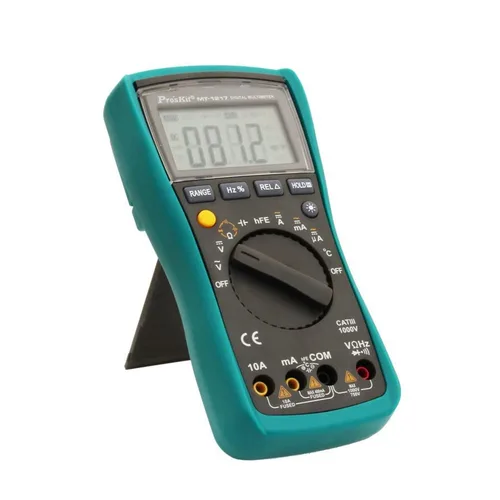 Vista 4 de MT-1217 Medidor de prueba de ohmios profesional estándar de seguridad Multímetro analógico de resistencia de corriente de voltaje de CA CC