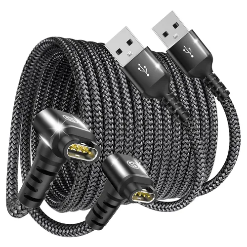 Vista 14 de Garmin - Cable cargador para reloj en ángulo recto, carga rápida, nailon trenzado, 4 pies Para Fenix 5/5S/5X/6/6S/6X/Plus/Pro/7/7S/7X/8, Gris
