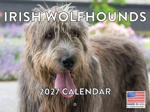 Vista 94 de Calendario mensual de pared Airedale Terrier Dog 2027