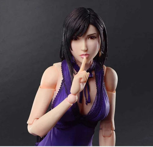 Vista 6 de Figura de acción de Final Fantasy VII Remake: Tifa Lockhart (Dress Ver.) Play Arts Kai