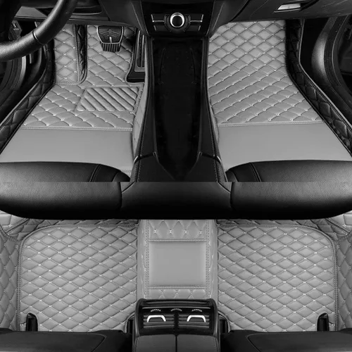 Vista 15 de Alfombrillas personalizadas para Prado Sedan 2000-2023, cobertura completa de accesorios para piso interior del vehículo (beige)
