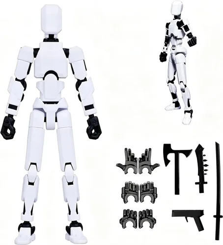 Vista 13 de Rugwun Titan 13 Figuras de acción, multiarticulado Lucky Robot 13 figura