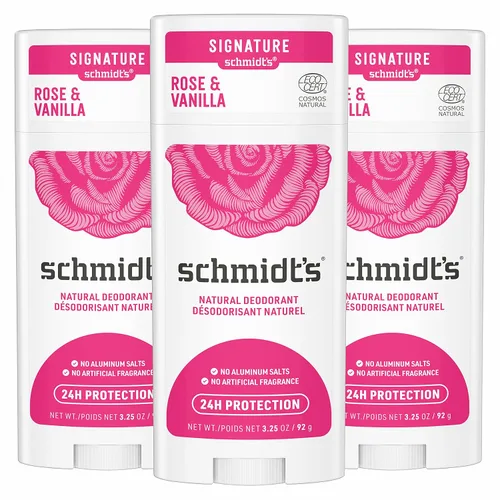 Vista 14 de Desodorante natural libre de aluminio Schmidt's para protección contra el olor y frescura durante 24 horas, Bergamota + Lima vegano, certificado