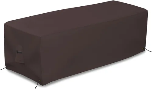 Vista 10 de Covers & All Cubierta rectangular para hoguera, hecha de tela de poliéster de 18 onzas con propiedades impermeables y resistentes a los rayos UV