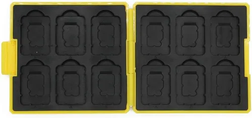 Vista 4 de CellDesigns Cartoon Game Memory Card Case Compatible with Nintendo Switch (Question Block)