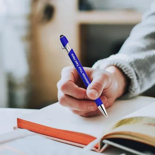 Vista 6 de Qingxily Hasta 300 bolígrafos personalizados a granel con grabado gratis, bolígrafos personalizados con tu nombre, mensaje de texto