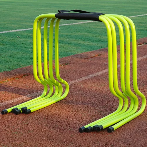 Vista 10 de YXXSDP Entrenamiento de velocidad de agilidad obstáculos para atletas, equipo de práctica deportiva portátil multicolor para entrenamiento