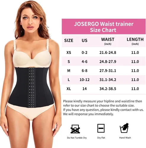 Vista 7 de JOSERGO Entrenador de cintura para mujer, control de abdomen, faja posparto, faja de corsé debajo del busto
