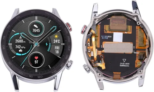 Vista 6 de CHENYAN Pantalla LCD y digitalizador Asamblea completa con marco para Honor Magic Watch 2 MNS-B19 1.811 in Negro