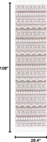 Vista 2 de SAFAVIEH Tapete grueso marroquí con borlas, 2 pies 2 pulgadas x 9 pies, color marfil y beige, no desprende pelusa y de fácil cuidado, 0.75 pulgadas