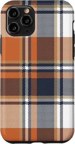 Vista 26 de Funda para iPhone 13 Pro, color azul marino, Halloween, otoño, calabazas