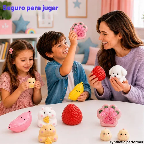 Vista 7 de Paquete de 20 juguetes sensoriales Taba Squishy Fidget Toys, Squishies Squishy Colorido