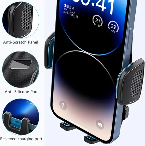 Vista 6 de Cellet Soporte para tablero de automóvil, soporte para teléfono inteligente 3M, soporte para teléfono celular compatible con iPhone 16 Pro Max