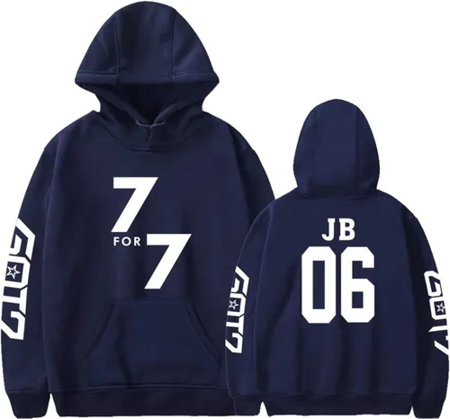 Vista 14 de Xkpopfans Kpop GOT7 Sudadera con capucha para conciertos Mark Jackson Bambam JB Chaqueta