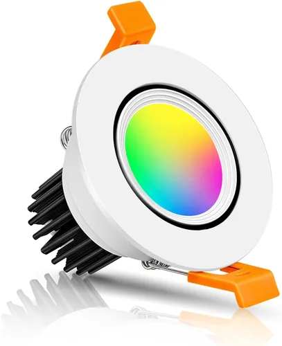 Vista 11 de inShareplus Downlight LED de 2 pulgadas, iluminación empotrable de 3 W, regulable, luz blanca cálida de 3000 K, CRI80, luces de techo