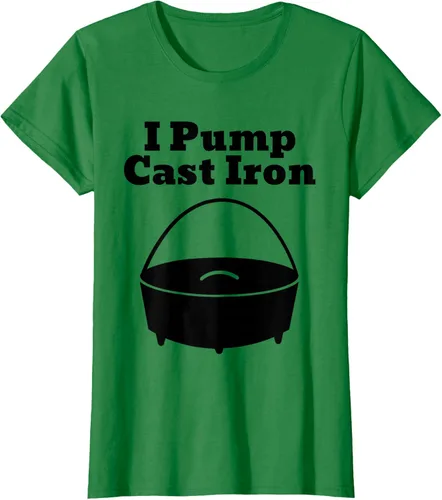 Vista 28 de I Pump - Camiseta de hierro fundido para cocinar al horno holandés