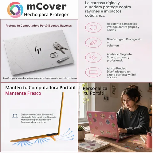 Vista 2 de mCover Funda solo compatible con HP EliteBook 840 (CPU Intel) 2022~2024 de 14" 845 (CPU AMD) ZBook Firefly 14 G9 / G10 / G11 Series Windows PC