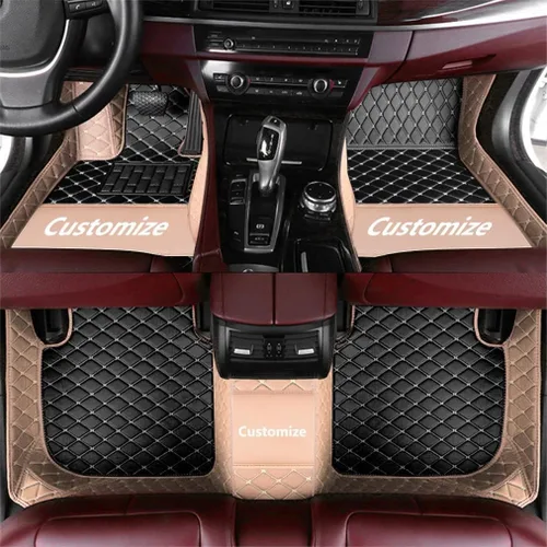 Vista 19 de Tapetes de piso de automóvil para 98 % de los sedán, SUV, MPV, automóvil, deportivo, cobertura completa, lindo, para hombres y mujeres, almohadillas