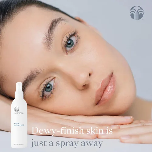 Vista 2 de Nu Skin NaPCA Moisture Mist Hidratante revitalizante y niebla refrescante con ácido hialurónico Spray hidratante para cara, cuerpo y cabello