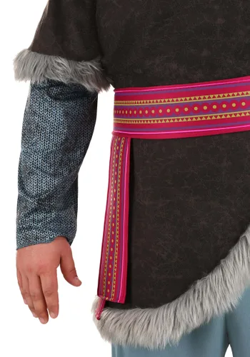 Vista 4 de Disfraz de adulto Deluxe de Kristoff de Frozen talla extra Multicolor