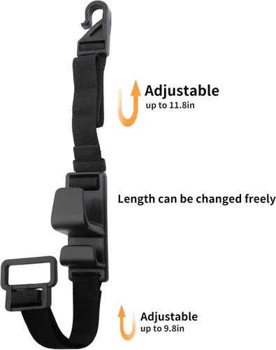 Vista 2 de Paquete de 2 ganchos universales para reposacabezas de automóvil, para interior de automóvil, asiento trasero y delantero, organizador para bolsos