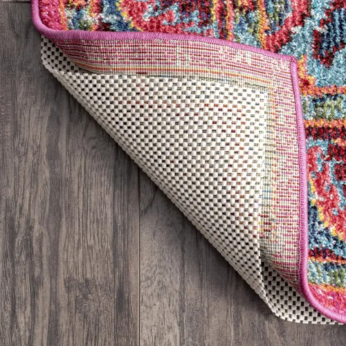 Vista 2 de nuLOOM Beau Comfort - Almohadilla estándar para alfombra, 2 x 4, color blanco