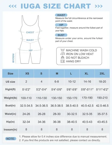 Vista 6 de IUGA Enterizo de una pieza para mujer, con control de abdomen, para entrenamiento, con bolsillos integrados en el brasier