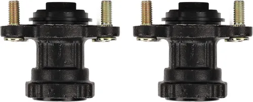 Vista 7 de Cubo de rueda de kart, 4 pernos delanteros de disco de freno de montaje para Go Karts ATV de 110 cc-200 cc