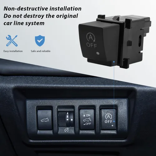 Vista 4 de Eliminador de parada de arranque automático para Subaru Forester Legacy Outback, controlador/cancelador/desactivar/eliminar para 2019-2023 Forester